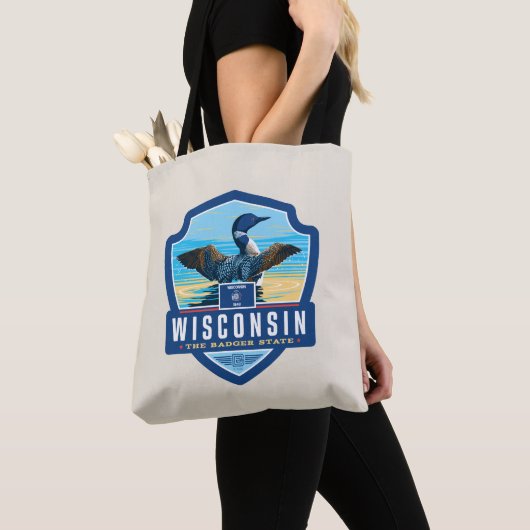 州のプライド | Wisconsin トートバッグ (クローズアップ)