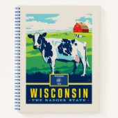州のプライド | Wisconsin ノートブック (正面)