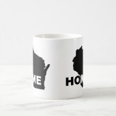 州のマグかタンブラーからのウィスコンシンの家の遠くに コーヒーマグカップ (中央)