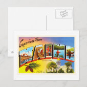 州のメインMEオールドヴィンテージ旅行記念品 ポストカード (正面/裏面)