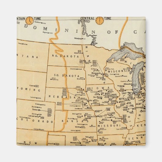 州のラジオ放送統一された局 マグネット (正面)