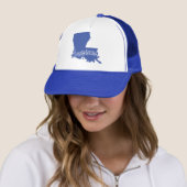 州のルイジアナのシェイプTrucker Hat キャップ (インサイチュ)