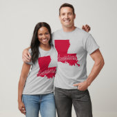 州のルイジアナShape Tシャツ (ユニセックス)