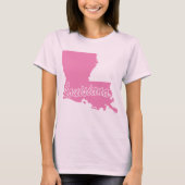 州のルイジアナShape Tシャツ (正面)