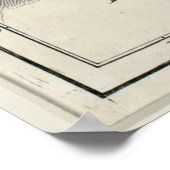 州のロードアイランドヴィンテージマップ ポスター (角)