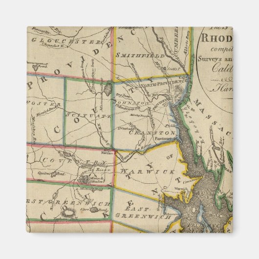 州のロードアイランド3 マグネット (正面)