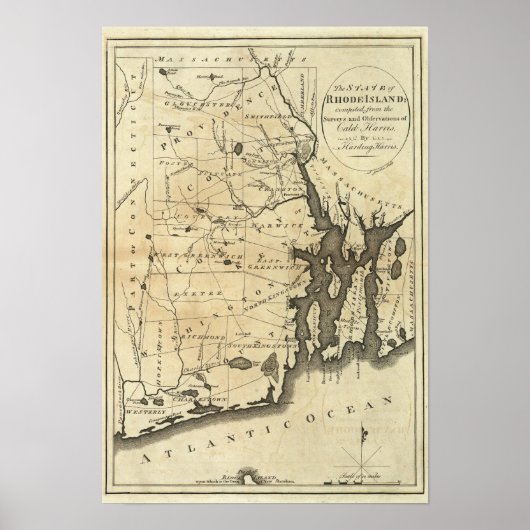 州のロードアイランド ポスター (正面)