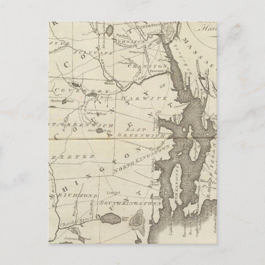 州のロードアイランド ポストカード (正面)