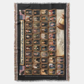 州の会長統一されたブランケット スローブランケット (正面縦)