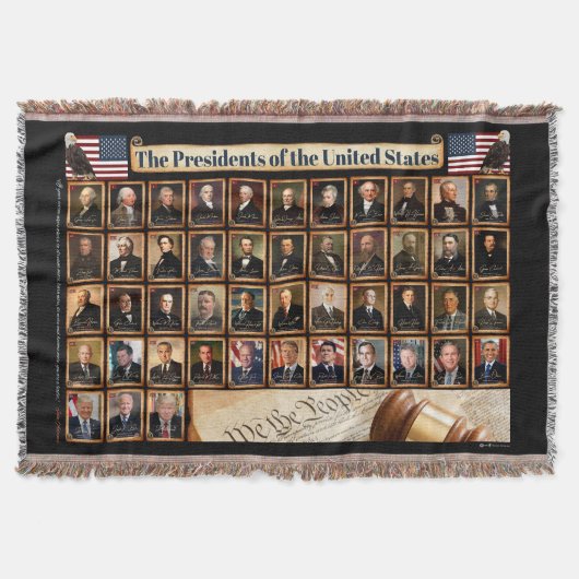 州の会長統一されたブランケット スローブランケット (正面)