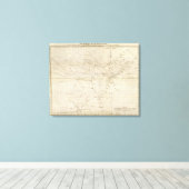 州の図統一された キャンバスプリント (インサイチュ (ウッドフロア))