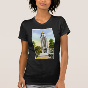 州の国会議事堂タワー、リンカーン、ネブラスカ Tシャツ