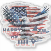 州の国旗と統一された鷲。独立 シール (正面)