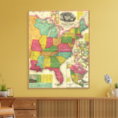 州の地統一された図3 キャンバスプリント (インサイチュ (リビング))