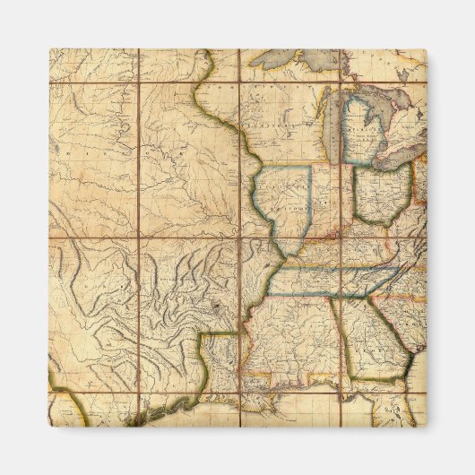 州の地統一された図3 マグネット (正面)
