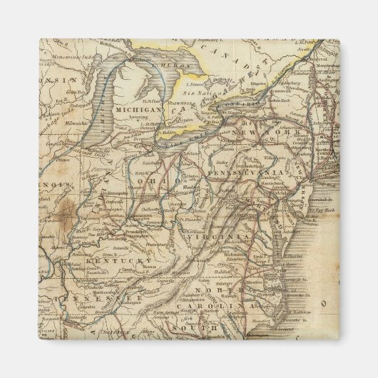 州の地統一された図3 マグネット (正面)