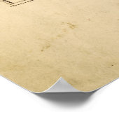 州の地統一された図（1819年～1824年頃） ポスター (角)