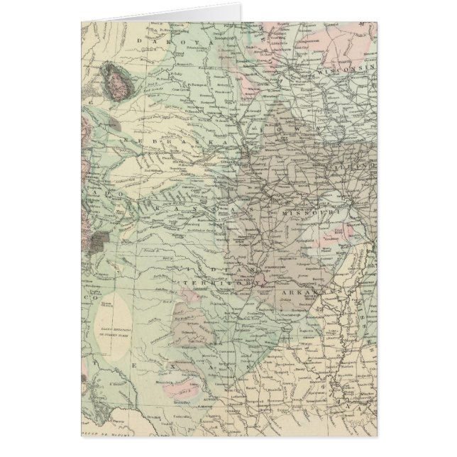 州の地質図統一された図 (正面)