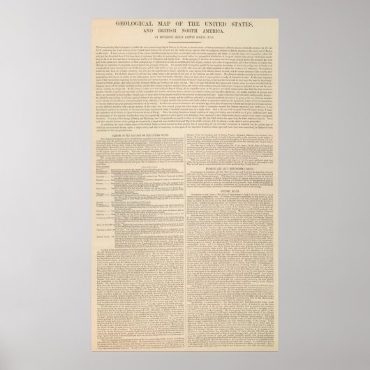 州の地質図統一された2 ポスター (正面)