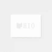 州の定形手紙とのオハイオ州の名前 ポストイット (正面)