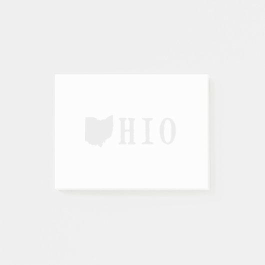 州の定形手紙とのオハイオ州の名前 ポストイット (正面)