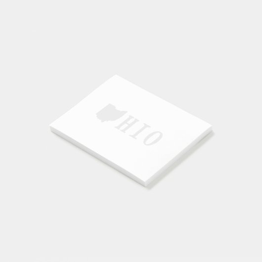 州の定形手紙とのオハイオ州の名前 ポストイット (アングル)