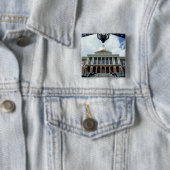 州の家の国会議事堂の建物、ボストン、MA、米国 缶バッジ (インサイチュ)
