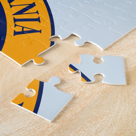 州の封印。 ジグソーパズル (側面)