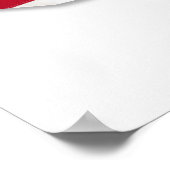 州の形をしたアメリカの統一された国旗 ポスター (角)