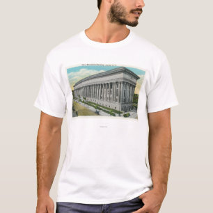 州の教育建物の外観 Tシャツ