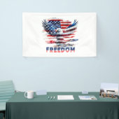 州の旗と統一されたワシ。 横断幕 (トレードショー)