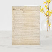 州の構統一された成、我々国民 カード (黄色い花)