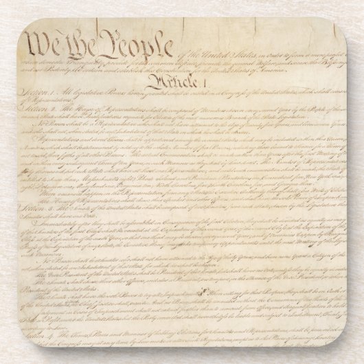 州の構統一された成、我々国民 コースター (正面)