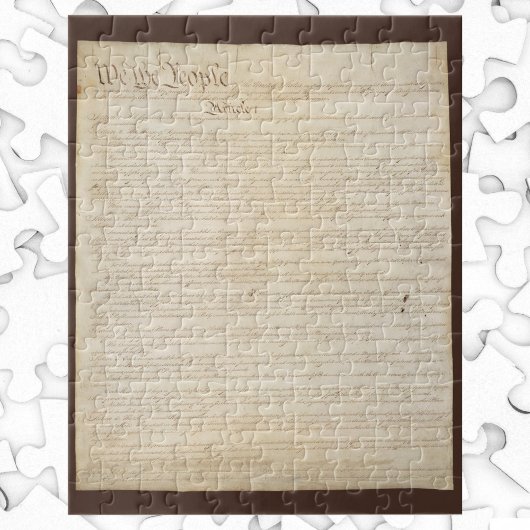州の構統一された成、我々国民 ジグソーパズル