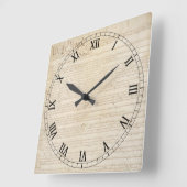 州の構統一された成、我々国民 スクエア壁時計 (傾斜)