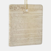 州の構統一された成、我々国民 セラミックオーナメント (右)