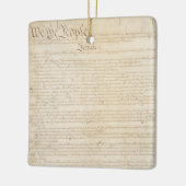 州の構統一された成、我々国民 セラミックオーナメント (左)