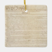 州の構統一された成、我々国民 セラミックオーナメント (正面)