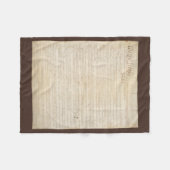 州の構統一された成、我々国民 フリースブランケット (正面(横))