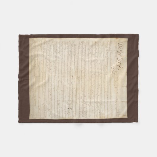 州の構統一された成、我々国民 フリースブランケット (正面(横))