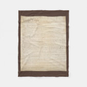 州の構統一された成、我々国民 フリースブランケット (正面)