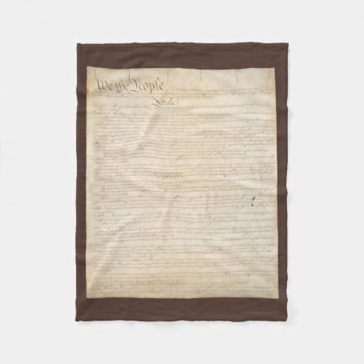 州の構統一された成、我々国民 フリースブランケット (正面)