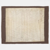 州の構統一された成、我々国民 フリースブランケット (正面(横))