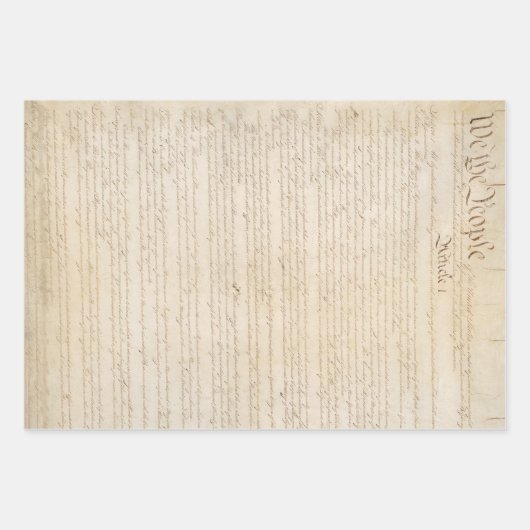 州の構統一された成、我々国民 ラッピングペーパーシート (正面3)