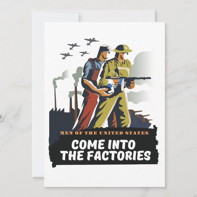 州の男統一された、第2次世界大戦ポスター (正面)