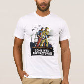 州の男統一された、第2次世界大戦ポスター Tシャツ (正面)