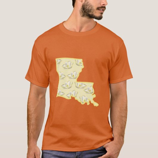 州の花マグノリア Tシャツ (正面)