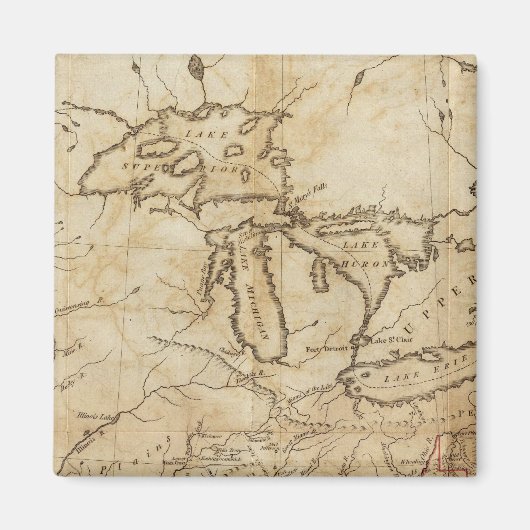 州の西統一された領 マグネット (正面)