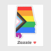 州の誇りLGBTQ プログレスプライド シール (シート)