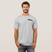 州の輪郭のデザインが入ったUnlimiteds Tシャツ (正面フル)